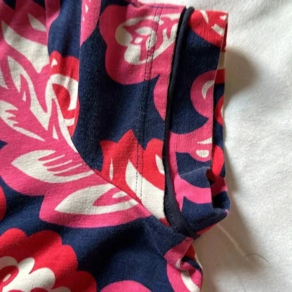 Boden Floral midi faux wrap dress size 4L - Picture 4 of 6